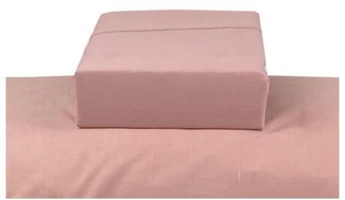 ΣΕΝΤΟΝΙ ΜΕ ΛΑΣΤΙΧΟ ΜΟΝΟ ΠΕΝΝΙΕ DUSTY ROSE ΑΠΟ 100% ΒΑΜΒΑΚΙ 100X200ΕΚ. +40ΕΚ.