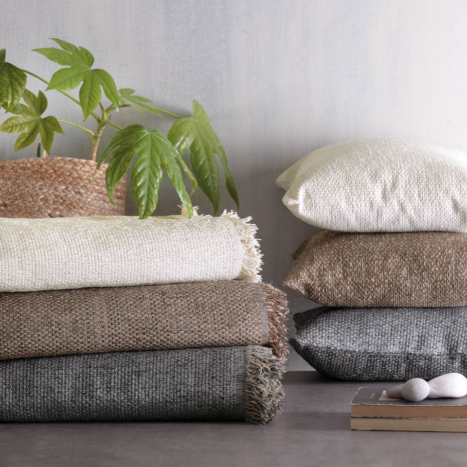 ΡΙΧΤΑΡΙ ROWEN ΕΚΡΟΥ ΖΑΚΑΡ ΔΙΠΛΗΣ ΟΨΗΣ CHENILLE 180X240