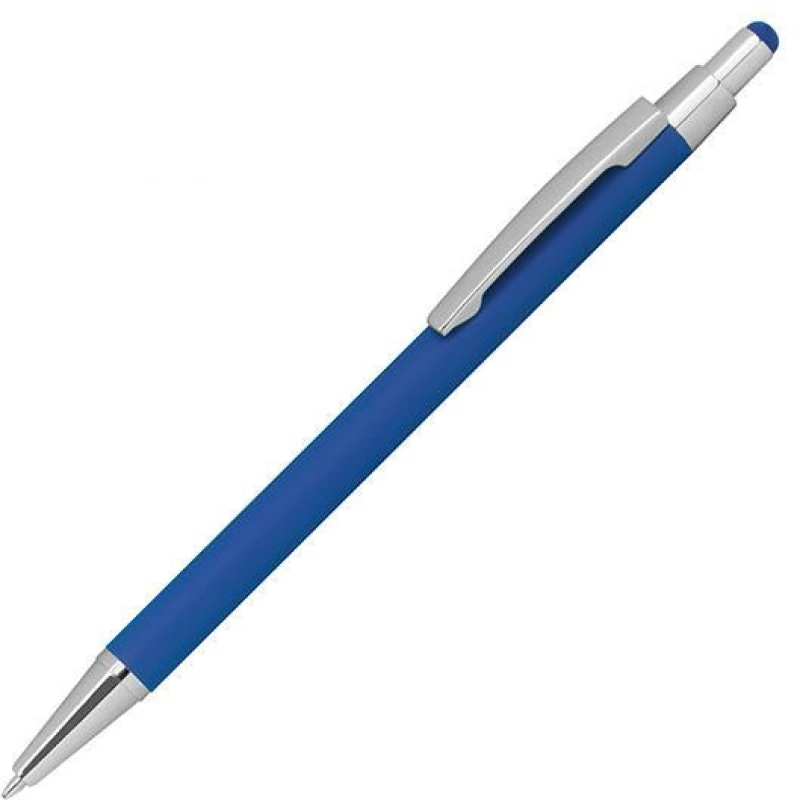 ΣΤΥΛΟ - TOUCH PEN ΜΕΤΑΛΛΙΚΟ ΜΕ ΛΑΣΤΙΧΕΝΙΑ ΕΠΙΣΤΡΩΣΗ ΜΠΛΕ Υ14,5XØ0,8ΕΚ.