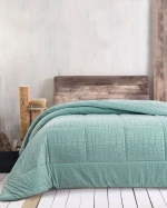 ΚΟΥΒΕΡΤΟΠΑΠΛΩΜΑ CROCO ΑΚΟΥΑ 220X240 760gsm VELVET