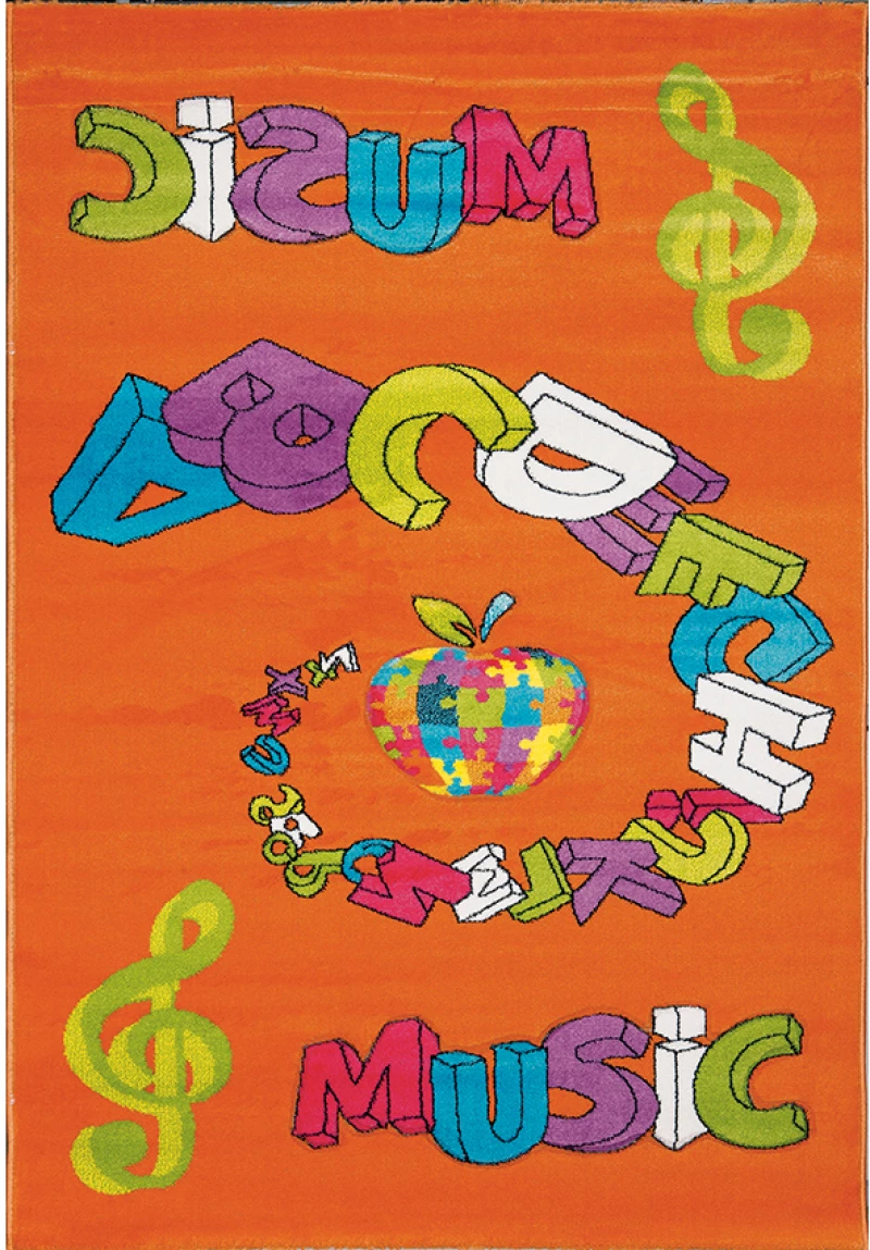 ΠΑΙΔΙΚΟ ΧΑΛΙ 414 ORANGE Πορτοκαλί 90 x 150 εκ. MADI