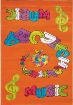 ΠΑΙΔΙΚΟ ΧΑΛΙ 414 ORANGE Πορτοκαλί 90 x 150 εκ. MADI