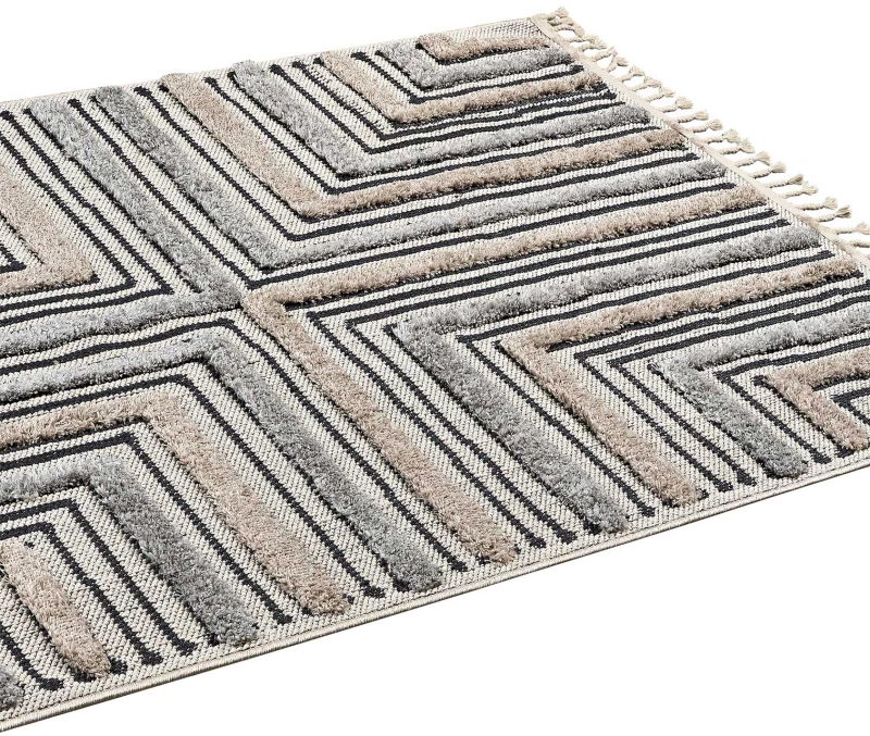 ΧΑΛΙ CABLES Μπεζ Σετ Κρεβατοκάμαρας (67 x 140 (2) + 67 x 230 εκ.) MADI