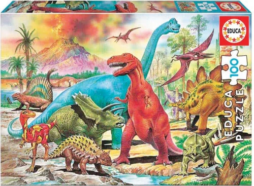 Educa 13179 puzzle 100τμχ Dinosaurs
