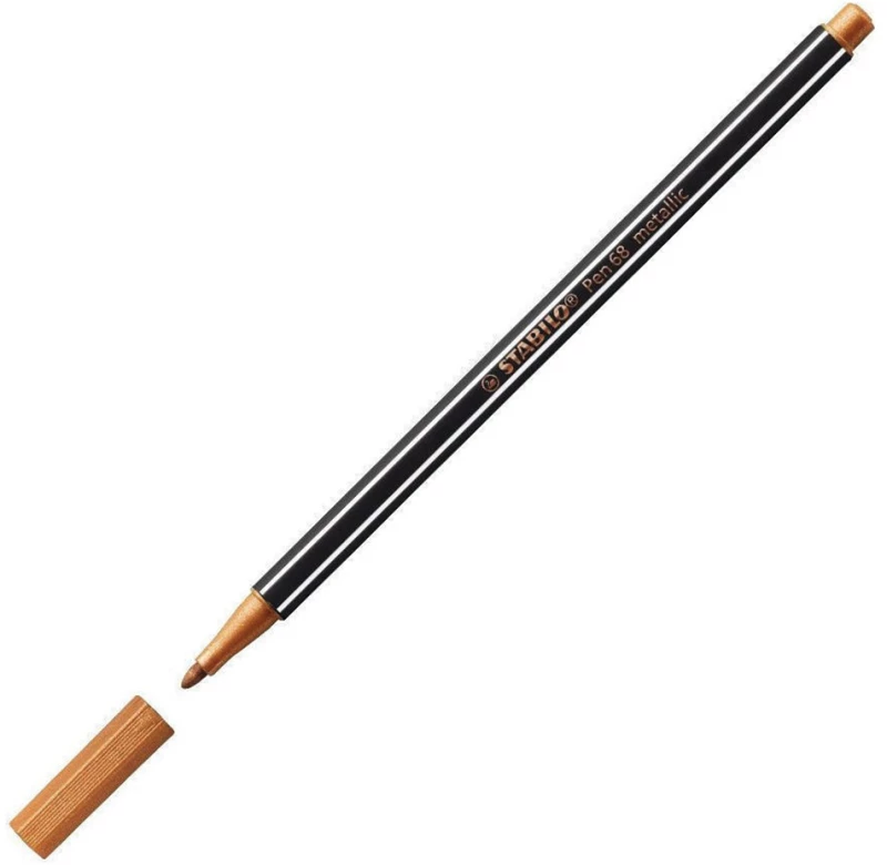 Stabilo Pen 68/820 μαρκαδόρος σχεδίου 1.4mm metallic cooper