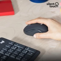 Logitech MK295 Silent Wireless Combo keyboard Mouse included USB QWERTY English Graphite