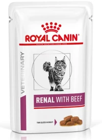 ROYAL CANIN Vet Renal Feline with Beef Wet cat food Chunks in sauce Chicken, Pork, Beef 12x85 g