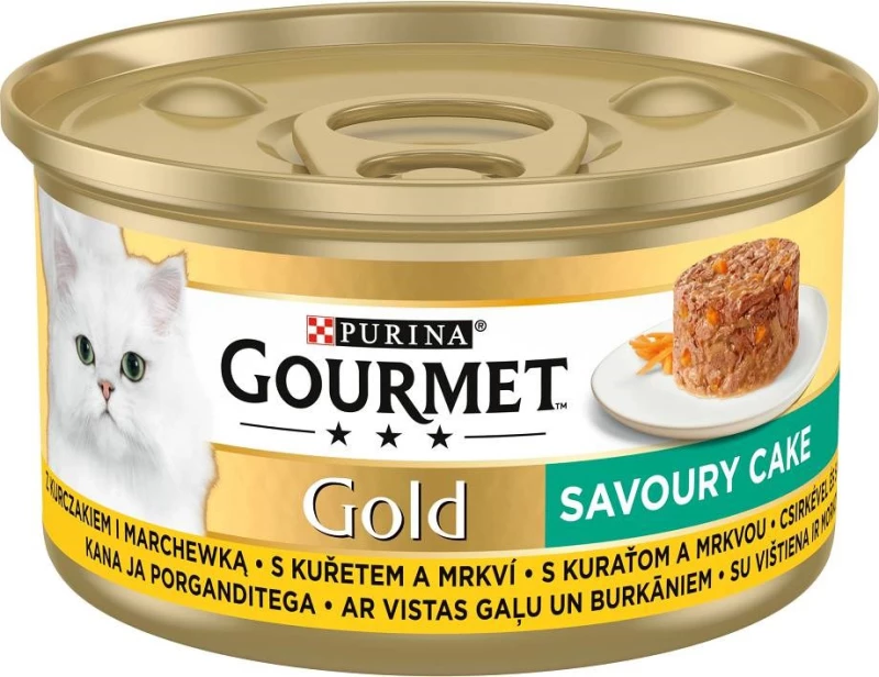 GOURMET GOLD - Savoury Cake with Chicken and Carrot 85g