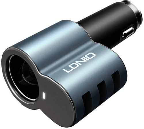 Car charger LDNIO CM11 3x USB, 25W (black)