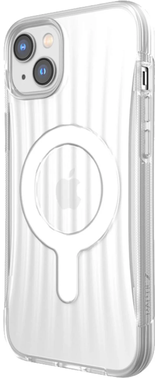 X-Doria Raptic Clutch MagSafe - Biodegradable case for iPhone 14 Plus (Drop-Tested 3m) (Clear)
