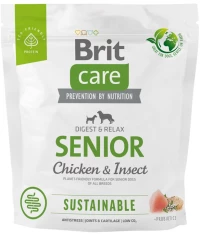 BRIT Care Dog Sustainable Senior Chicken & Insect - dry dog food - 1 kg