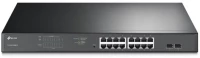 TP-Link JetStream 16-Port Gigabit Easy Smart PoE/PoE+ Switch