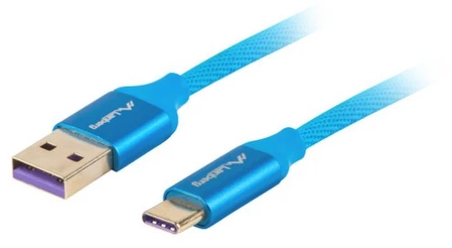 Lanberg CA-USBO-21CU-0005-BL USB cable 0.5 m USB 2.0 USB A USB C Blue