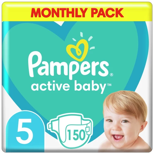 Pampers Active-Baby Monthly Box 150 pc(s)