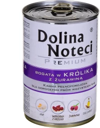 DOLINA NOTECI Premium Rich in rabbit and cranberry - wet dog food - 400 g