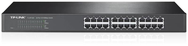 TP-LINK 24-Port 10/100Mbps Rackmount Network Switch
