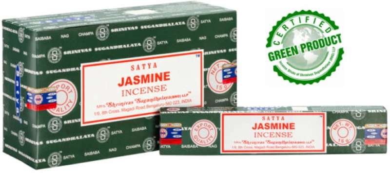 Αρωματικά Στικ με Άρωμα Γιασεμί Satya Jasmine Incense Sticks 15g