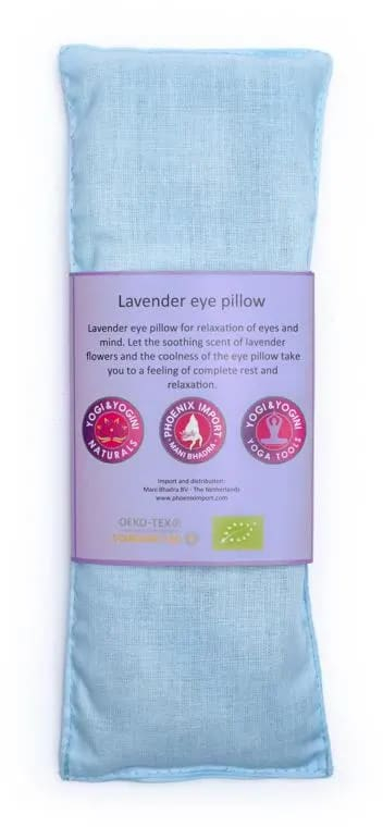 Yoga Eye Pillow Μαξιλαράκι Ματιών Yogi & Yogini Organic Light Blue