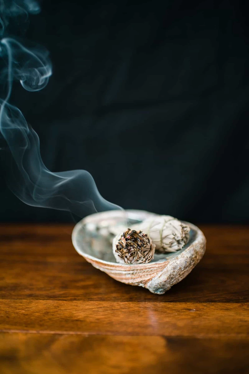 White Sage Eucalyptus Smudge Stick 10Χ3cm - Ραβδί Θυμιάματος Φασκόμηλο Ευκάλυπτος