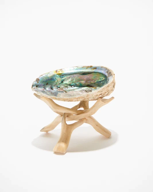 Χειροποίητη Τριγωνική Ξύλινη Βάση Τρίποδο Κόμπρα Wooden Cobra Stand 16cm