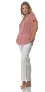 Μπλούζα Γυναικεία V Sweater Peach
