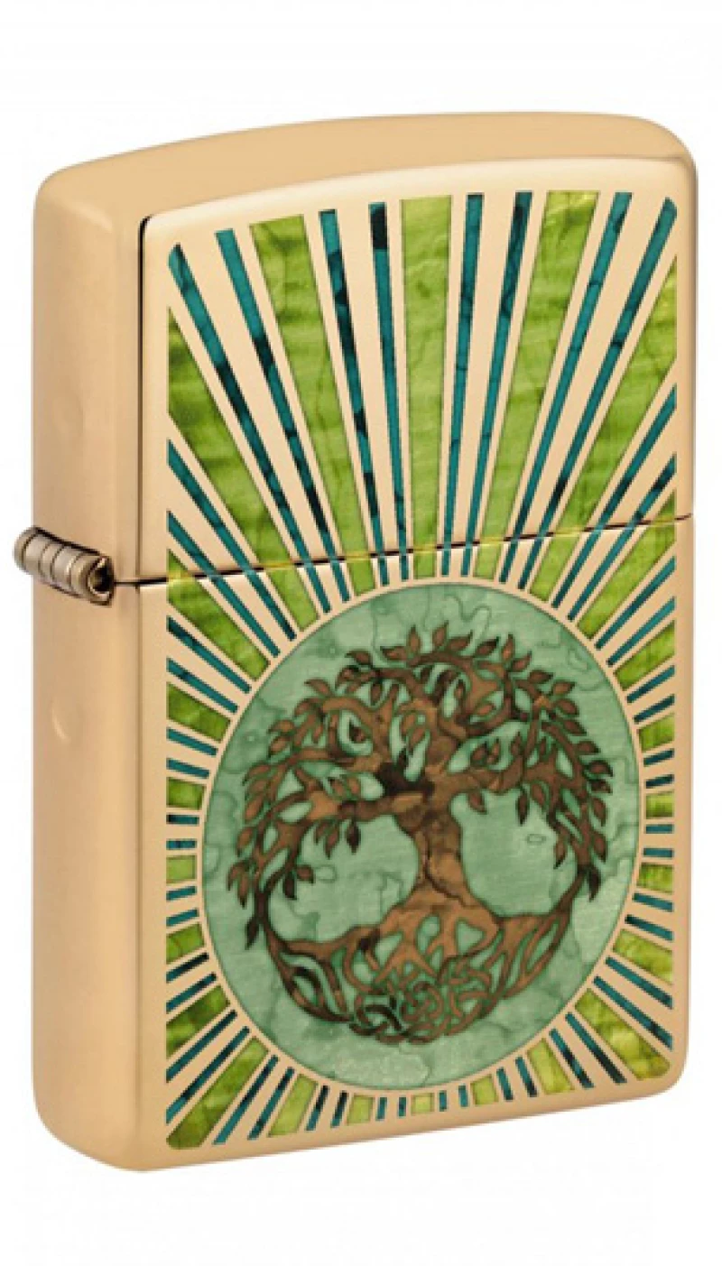 ZIPPO ΑΝΑΠΤΗΡΑΣ ΛΑΔΙΟΥ ΑΝΤΙΑΝΕΜΙΚΟΣ SPIRITUAL DESIGN - 48391