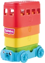 Tomy Toomies Βρεφικό Παιχνίδι Λεωφορεία Σε Πυραμίδα Για 12-36 Μηνών