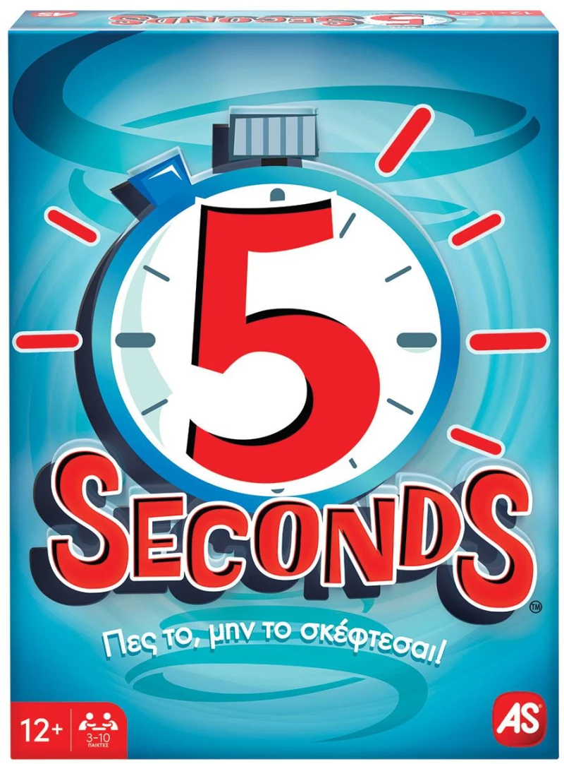 AS Games Επιτραπέζιο Παιχνίδι 5 Seconds Για Ηλικίες 12+ Χρονών Και 3-10 Παίκτες