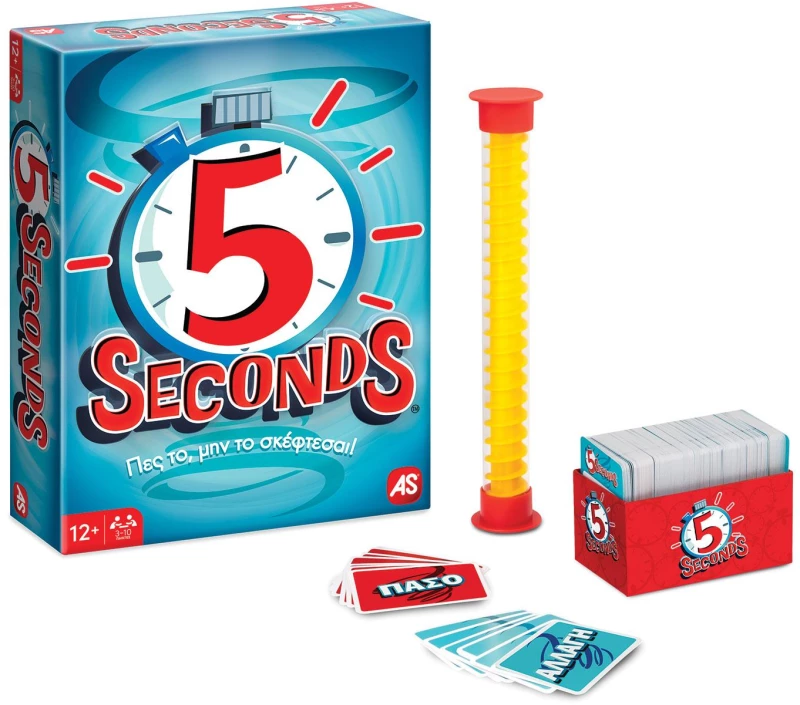 AS Games Επιτραπέζιο Παιχνίδι 5 Seconds Για Ηλικίες 12+ Χρονών Και 3-10 Παίκτες