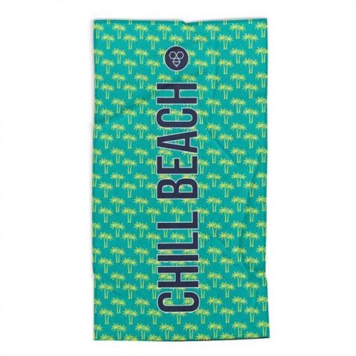 Πετσέτα θαλάσσης Bee Unusual Palmier Beach Towel 90x150cm Sea Green/Light Yolk