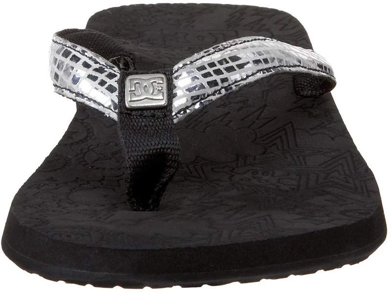 Σαγιονάρες γυναικείες DC Jetty DC301806 Black/Silver