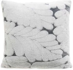 Μαξιλάρι συνθετική γούνα γκρι 60x60cm Inart 3-40-575-0443