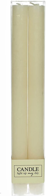 Κεριά Βιεννέζικα μπεζ 27cm σετ 4 τμχ HomeGuru WER-0755