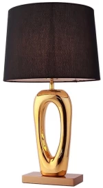 Λάμπα επιτραπέζια Υ63cm με καπέλο Δ36cm Papshop ZY35