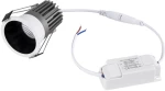 GloboStar MICRO-B 60241 Χωνευτό LED Spot Downlight Φ6cm 7W 38° Στρογγυλό, Λευκό - Θερμό 2700K