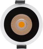 GloboStar MICRO-B 60241 Χωνευτό LED Spot Downlight Φ6cm 7W 38° Στρογγυλό, Λευκό - Θερμό 2700K