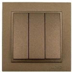ΣΕΤ ΔΙΑΚΟΠΤΗΣ ΤΡΙΠΛΟΣ ΦΟΡΕΣΤ DESPINA METALLIC - MONO ELECTRIC (505-002336114)
