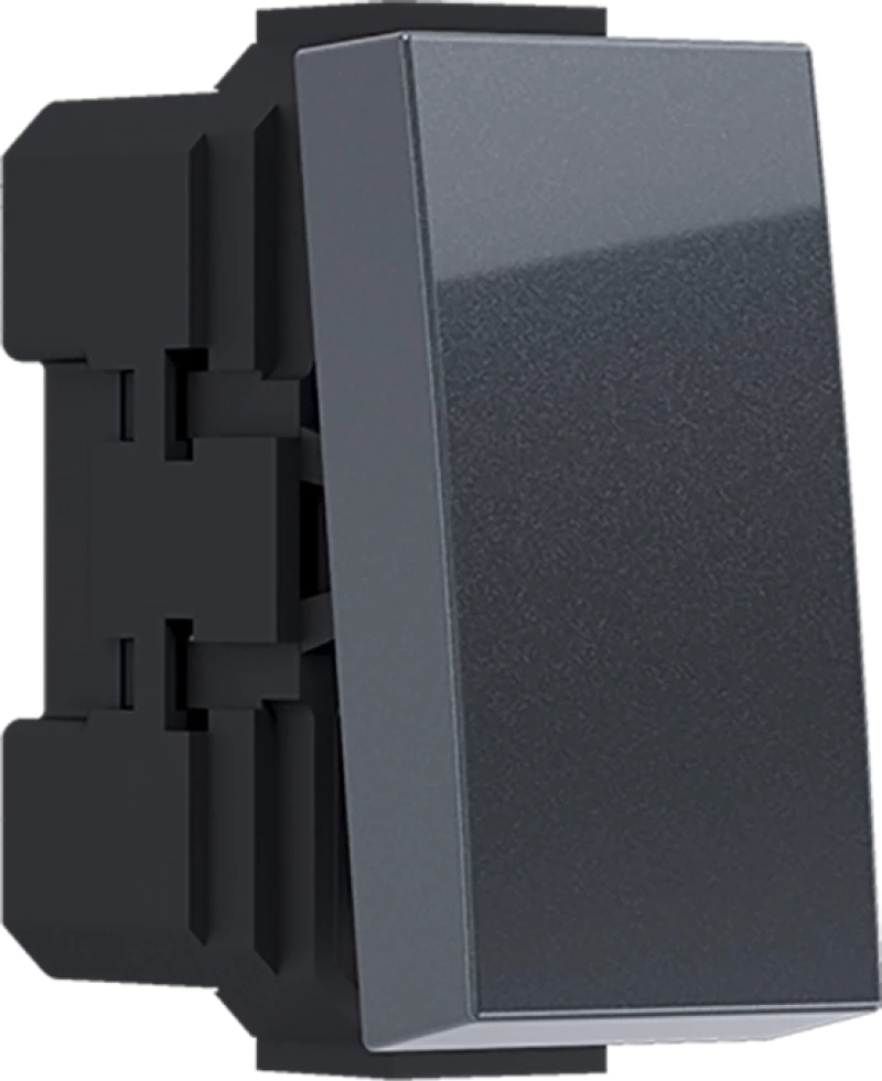 MODYS ΔΙΑΚΟΠΤΗΣ ΑΠΛΟΣ ΑΝΘΡΑΚΙ 1 ΣΤ. 1P 10AX 250VAC IP20 - ACA (10101312421)