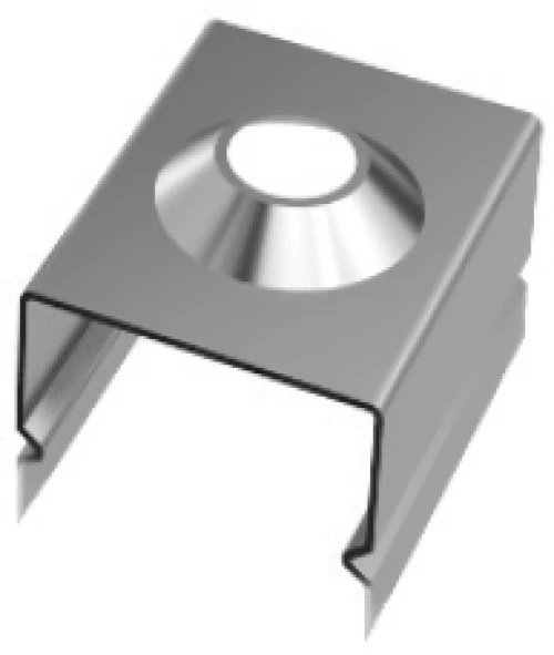 Μεταλλικό MOUNTING CLIP για προφίλ P2LA & P101 - ACA (MC2LA101)