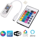 GloboStar 73435 Ασύρματος Smart Wi-Fi LED RGB Controller με Χειριστήριο RF DC 5-24V
