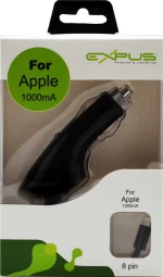 ΦΟΡΤΙΣΤΗΣ ΑΥΤΟΚΙΝΗΤΟΥ Ancus για Apple iPhone 5 5V 1A ( συμβατός με iOS 7 )