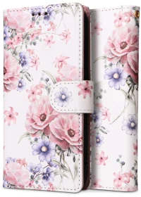 TECH-PROTECT WALLET θήκη για XIAOMI REDMI NOTE 12 5G / POCO X5 5G BLOSSOM FLOWER