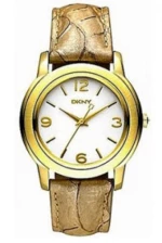 Dkny Ρολόι με Δερμάτινο Λουράκι Αδιάβροχο NY8333