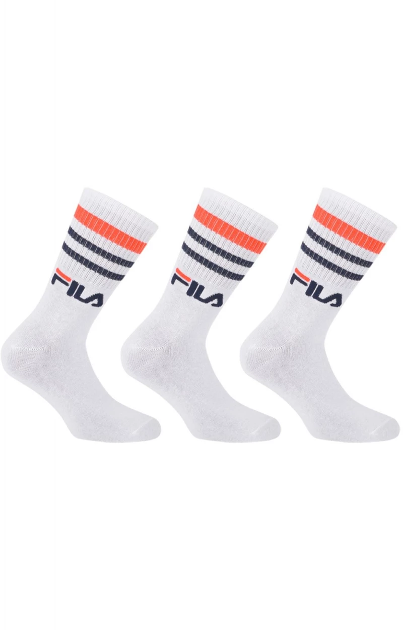 ΚΑΛΤΣΕΣ ΑΘΛΗΤΙΚΕΣ FILA 3PACK UNISEX - ΛΕΥΚΕΣ F9090300