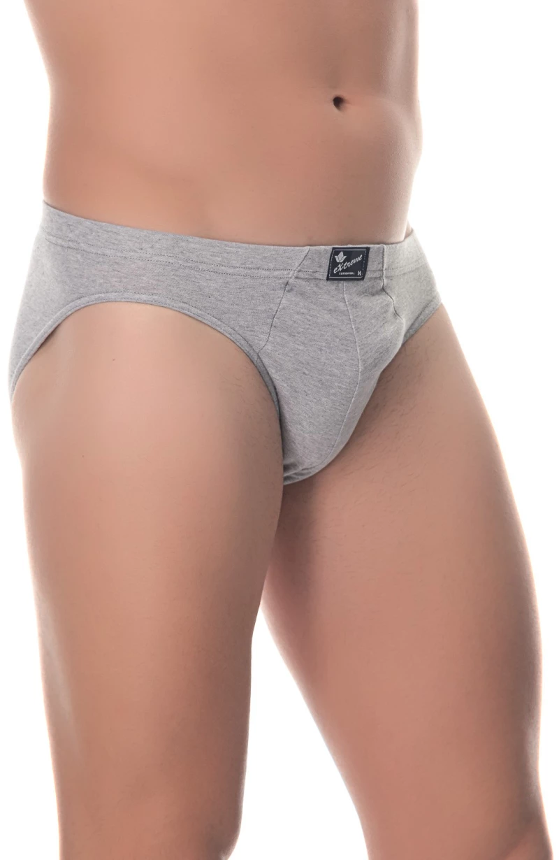 ΠΡΟΣΦΟΡΑ 4 ΑΝΔΡΙΚA ΣΛΙΠ LIDO UNDERWEAR - ΓΚΡΙ 100% BAMBAKI