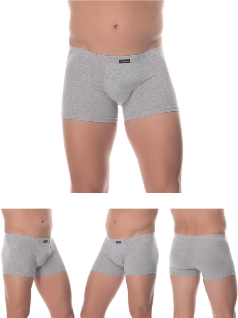 ΠΡΟΣΦΟΡΑ 4 ΑΝΔΡΙΚΑ ΕΦΑΡΜΟΣΤΑ BOXER LIDO UNDERWEAR - ΓΚΡΙ