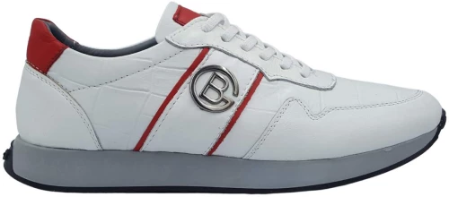 Casual Δερμάτινα Sneakers - 712 - Λευκό
