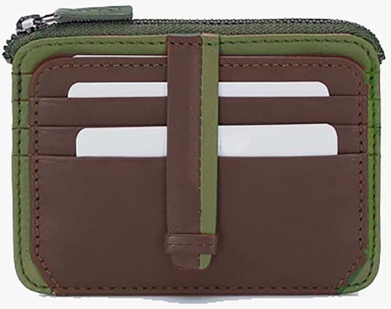 Δερμάτινη καρτοθήκη (521-1094-khaki)