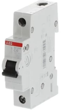 ABB Αυτόματη Ασφάλεια 1P 10A 3kA Καμπύλης C - SH201T-C10