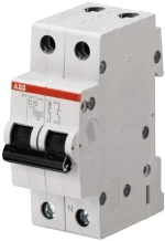 ABB Αυτόματη Ασφάλεια 1P+N 16A 3kA Καμπύλης C - SH201T-C16NA 2 ΣΤ.